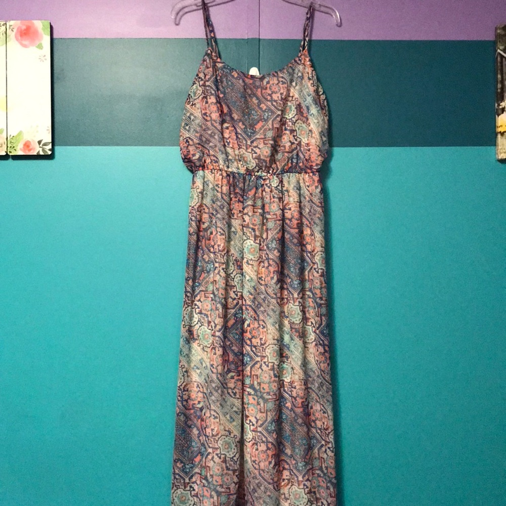 Spaghetti strap maxi dress